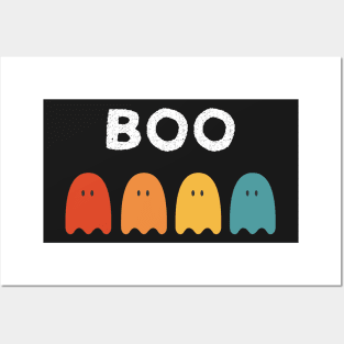 Boo Ghost Halloween Posters and Art